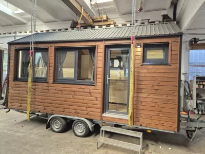 Malý dům pro celoroční bydlení - finské Tiny house domy Omatakka