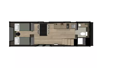 Tiny House Helsinki loft I Omatakka