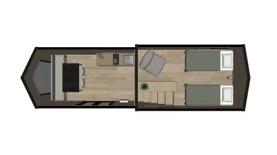 Tiny House Helsinki loft II Omatakka