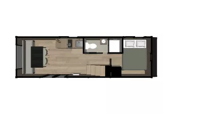 Tiny House Helsinki loft II Omatakka