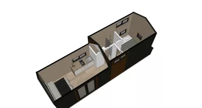Tiny House Helsinki loft II Omatakka