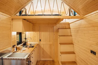 Tiny House Laponia loft Omatakka