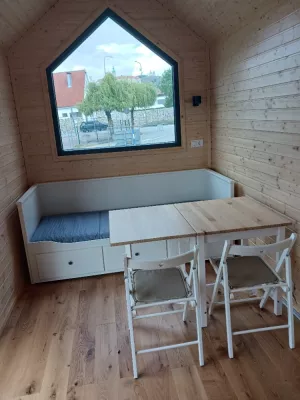 Tiny House Laponia loft Omatakka