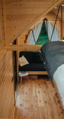 Tiny House Laponia loft Omatakka