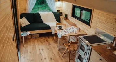 Tiny House Laponia loft Omatakka