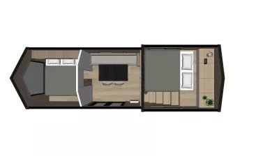 Tiny House TURKU loft Omatakka