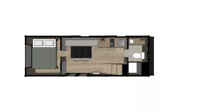 Tiny House TURKU loft Omatakka